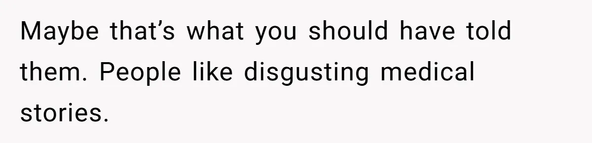 'Foot Doctor' Leaves Dinner Party After Facing Offensive Accusation Of Hidden Personal Motive Maybe that’s what you should have told them. People like disgusting medical stories.