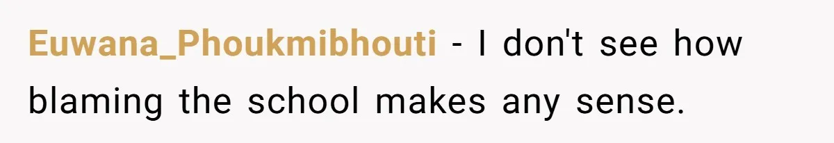 No One Shows Up On Brother's Big Day, Except For Sister And Cousin, Leaving Him Resentful Forever Euwana_Phoukmibhouti − I don't see how blaming the school makes any sense.