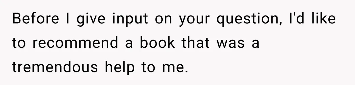 Before I give input on your question, I'd like to recommend a book that was a tremendous help to me.