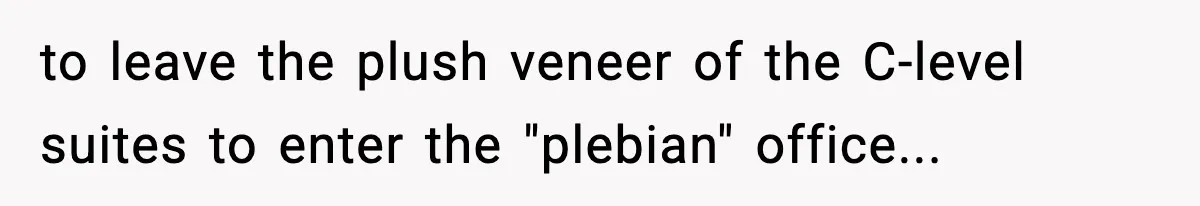 VP Forces One-Man IT Department To Wear Suit And Tie, Accidentally Risks The Whole Company to leave the plush veneer of the C-level suites to enter the "plebian" office...