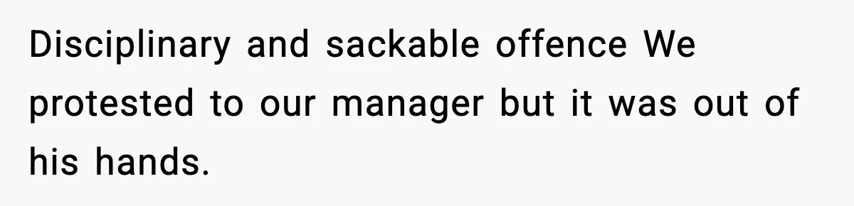 VP Forces One-Man IT Department To Wear Suit And Tie, Accidentally Risks The Whole Company Disciplinary and sackable offence We protested to our manager but it was out of his hands.
