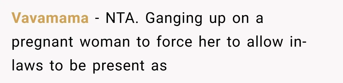 Vavamama − NTA. Ganging up on a pregnant woman to force her to allow in-laws to be present as