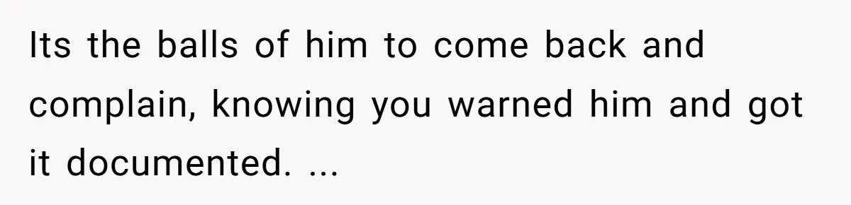 A Stubborn Customer Insisted on Using a TV Cable to Secure a Heavy Fridge Its the balls of him to come back and complain, knowing you warned him and got it documented. ...