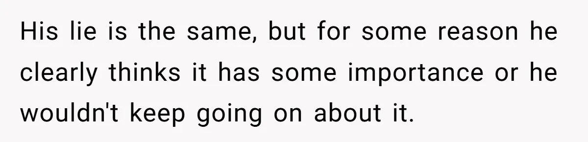 Startup Star Caught Pretending to Be an Ivy League Dropout After Friends See Him Graduate His lie is the same, but for some reason he clearly thinks it has some importance or he wouldn't keep going on about it.