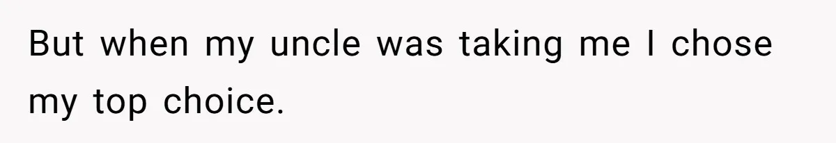 Teen Picked One Birthday Restaurant For Herself, Her Stepfamily Lost It Because Her Stepsiblings Couldn't Eat At But when my uncle was taking me I chose my top choice.