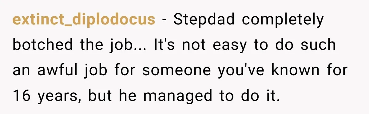 Stepdaughter Rescues Her Mom’s 40th Birthday After Stepdad Schedules the Party on the Wrong Day extinct_diplodocus − Stepdad completely botched the job... It's not easy to do such an awful job for someone you've known for 16 years, but he managed to do it.
