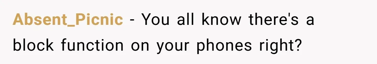 Teen Skips Grandparents' Lavish Birthday Dinner Because They Exclude One Important Loving Person Absent_Picnic − You all know there's a block function on your phones right?