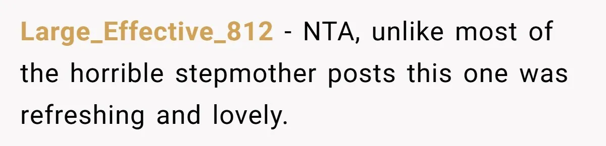 Teen Skips Grandparents' Lavish Birthday Dinner Because They Exclude One Important Loving Person Large_Effective_812 − NTA, unlike most of the horrible stepmother posts this one was refreshing and lovely.