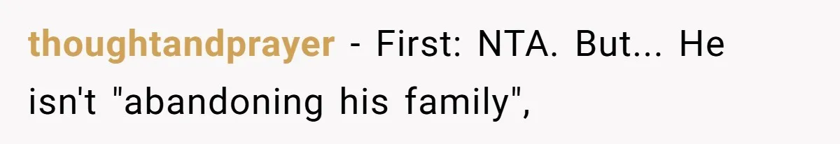 Husband Walks Out On His Family And Leaves Young Daughter Behind For Days After Wife's Affair thoughtandprayer − First: NTA. But... He isn't "abandoning his family",