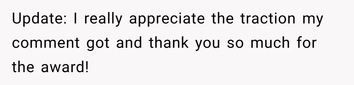 Update: I really appreciate the traction my comment got and thank you so much for the award!