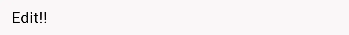 Edit!!