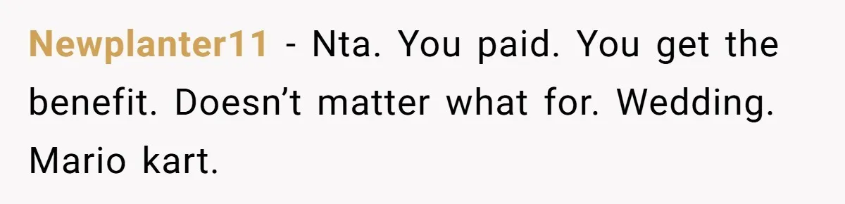 Fiancé Cheats, Then Keeps Wedding Reception Venue After Breakup For A Party And Says He Doesn’t Care Newplanter11 − Nta. You paid. You get the benefit. Doesn’t matter what for. Wedding. Mario kart.