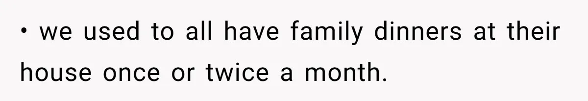 When Politics Tear a Family Apart: One Woman’s Emotional Decision to Choose Peace • we used to all have family dinners at their house once or twice a month.