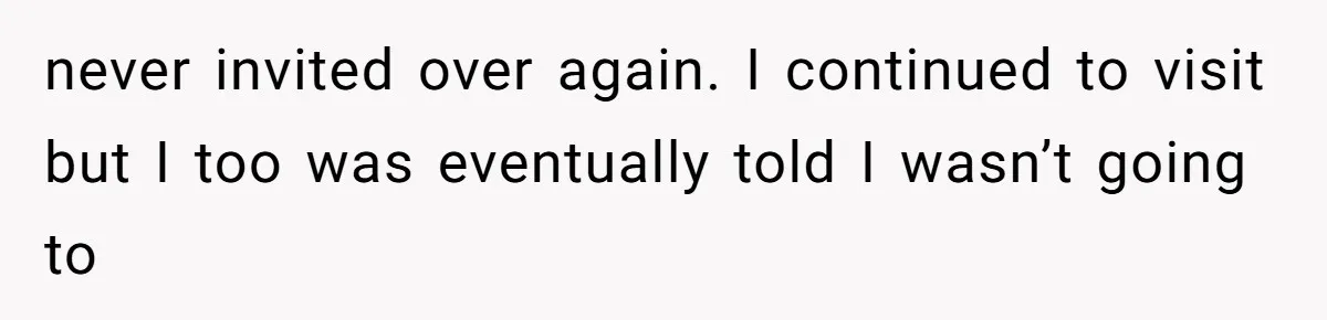 When Politics Tear a Family Apart: One Woman’s Emotional Decision to Choose Peace never invited over again. I continued to visit but I too was eventually told I wasn’t going to