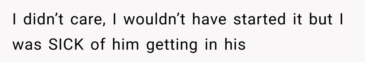 When Politics Tear a Family Apart: One Woman’s Emotional Decision to Choose Peace I didn’t care, I wouldn’t have started it but I was SICK of him getting in his