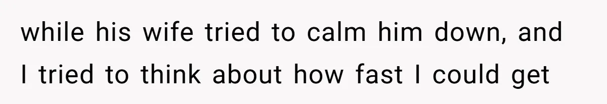 When Politics Tear a Family Apart: One Woman’s Emotional Decision to Choose Peace while his wife tried to calm him down, and I tried to think about how fast I could get