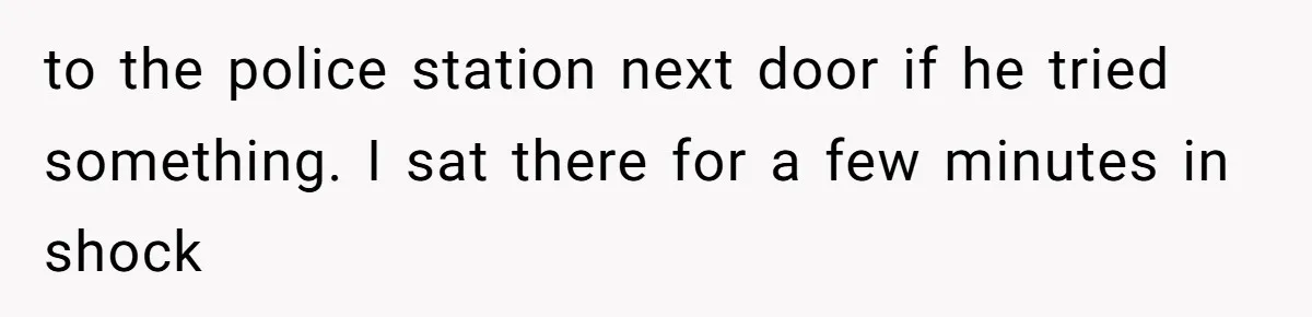 When Politics Tear a Family Apart: One Woman’s Emotional Decision to Choose Peace to the police station next door if he tried something. I sat there for a few minutes in shock