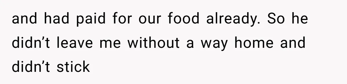 When Politics Tear a Family Apart: One Woman’s Emotional Decision to Choose Peace and had paid for our food already. So he didn’t leave me without a way home and didn’t stick