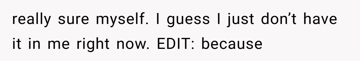 When Politics Tear a Family Apart: One Woman’s Emotional Decision to Choose Peace really sure myself. I guess I just don’t have it in me right now. EDIT: because