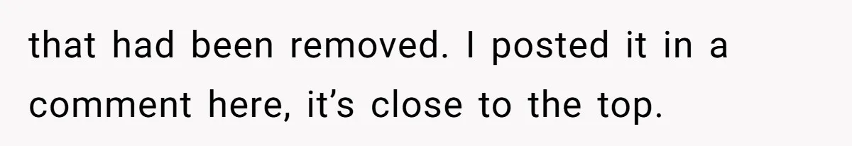 When Politics Tear a Family Apart: One Woman’s Emotional Decision to Choose Peace that had been removed. I posted it in a comment here, it’s close to the top.