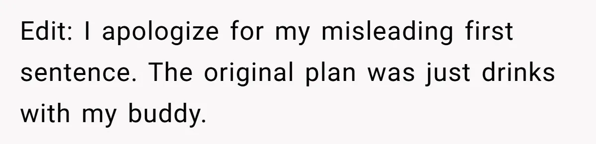 Man Refuses To Sleep On The Couch After Girlfriend Gets Angry Over A Night Out Edit: I apologize for my misleading first sentence. The original plan was just drinks with my buddy.
