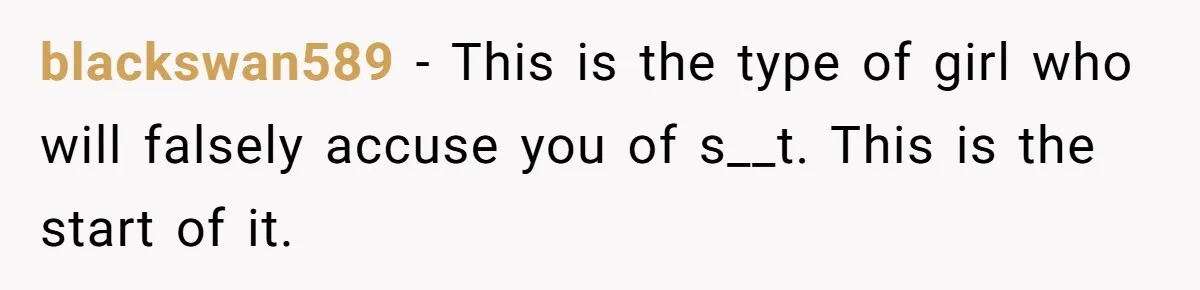 Man Refuses To Sleep On The Couch After Girlfriend Gets Angry Over A Night Out blackswan589 − This is the type of girl who will falsely accuse you of s__t. This is the start of it.