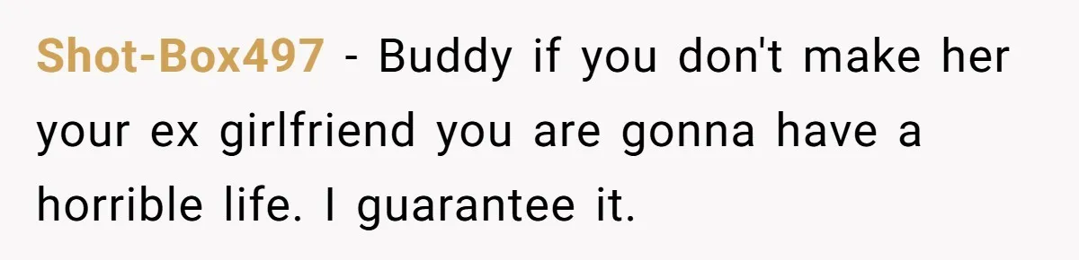 Man Refuses To Sleep On The Couch After Girlfriend Gets Angry Over A Night Out Shot-Box497 − Buddy if you don't make her your ex girlfriend you are gonna have a horrible life. I guarantee it.