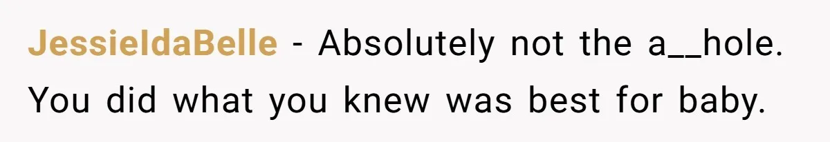SIL Interviews Birth Mother And Expects A Tragic Adoption Story, Got Brutal Honesty Instead JessieIdaBelle − Absolutely not the a__hole. You did what you knew was best for baby.