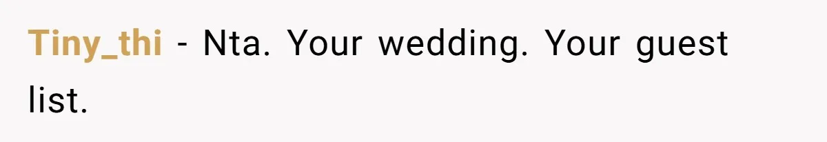 Tiny_thi − Nta. Your wedding. Your guest list.