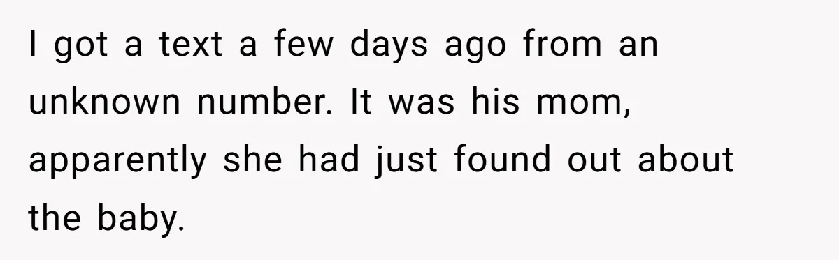 Grandma Demands Weekend Visits After Son Signs Away His Parental Rights I got a text a few days ago from an unknown number. It was his mom, apparently she had just found out about the baby.