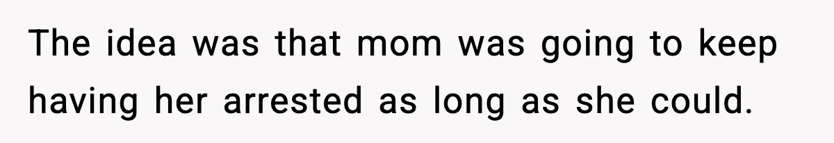 Tyrannical Middle School Vice Principal Finds Out No One Likes Her After Charity “Arrest” Leaves Her Stuck All Day The idea was that mom was going to keep having her arrested as long as she could.