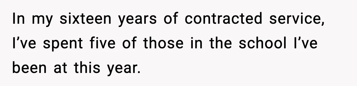 New Principal Demands Teacher Quit Second Job, Loses Him And Triggers A Staff Exodus Instead In my sixteen years of contracted service, I’ve spent five of those in the school I’ve been at this year.