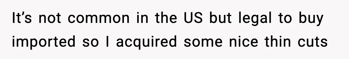Food-Stealing Roommate Cooks Stolen Meat For His Mom, Only To Learn Too Late It Was Horse Meat It’s not common in the US but legal to buy imported so I acquired some nice thin cuts