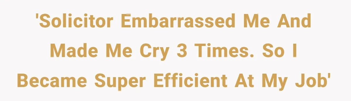 Young Receptionist Endures Public Humiliation, But Turns The Tables With Clever Compliance 'Solicitor embarrassed me and made me cry 3 times. So I became super efficient at my job'