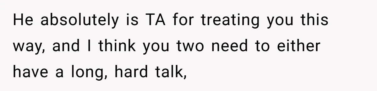 SAHM Tells Husband She’ll Go Back To Work Unless He Shares His Salary He absolutely is TA for treating you this way, and I think you two need to either have a long, hard talk,