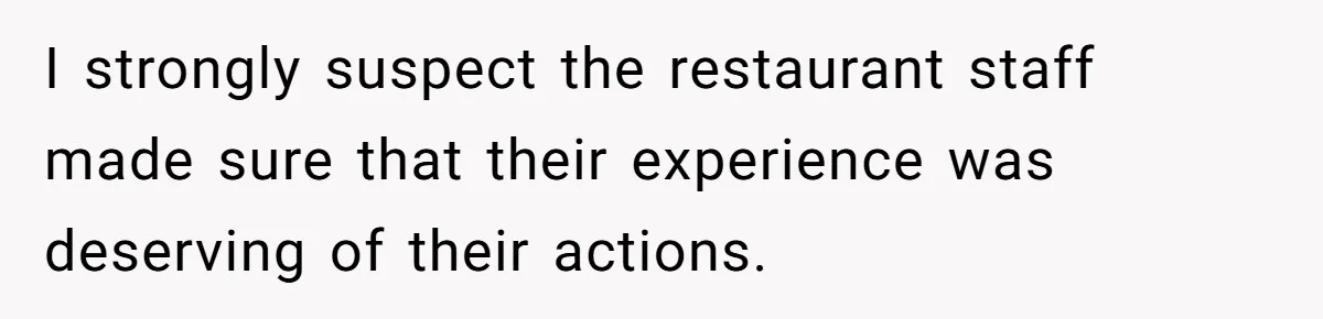 Man Faces A Massive Group Takeover At His Bar Table, Then He Calmly Makes Them Pay Literally I strongly suspect the restaurant staff made sure that their experience was deserving of their actions.