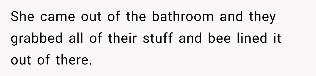 Man Faces A Massive Group Takeover At His Bar Table, Then He Calmly Makes Them Pay Literally She came out of the bathroom and they grabbed all of their stuff and bee lined it out of there.