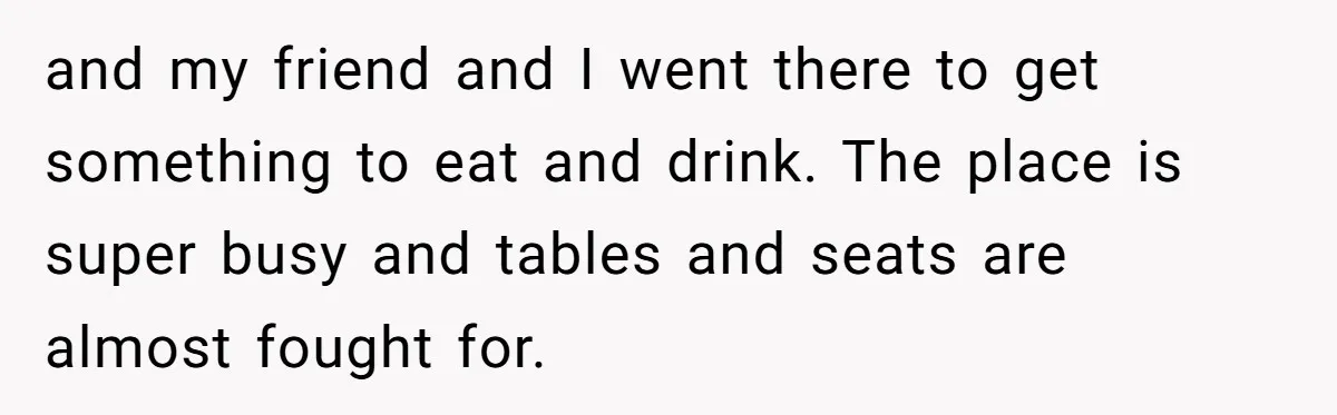 Man Faces A Massive Group Takeover At His Bar Table, Then He Calmly Makes Them Pay Literally and my friend and I went there to get something to eat and drink. The place is super busy and tables and seats are almost fought for.