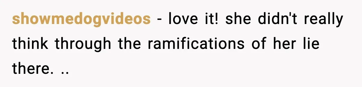 showmedogvideos − love it! she didn't really think through the ramifications of her lie there. ..