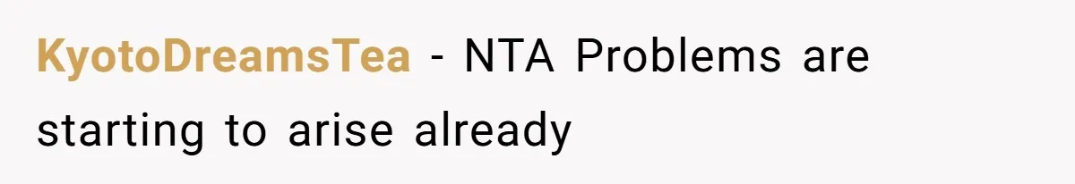 KyotoDreamsTea − NTA Problems are starting to arise already