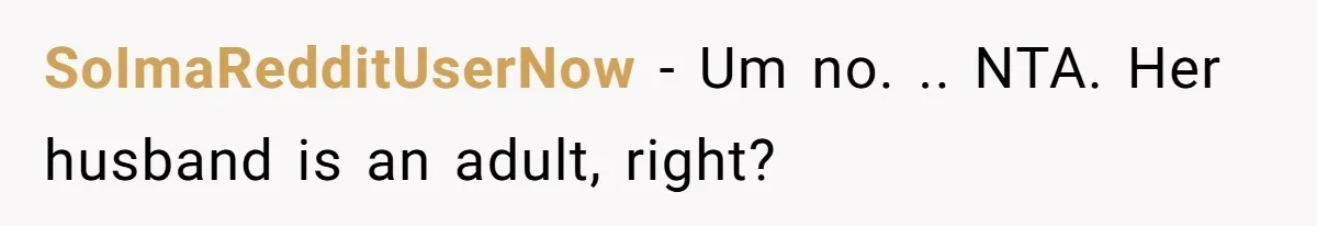 Sister-in-Law Throws Tantrum When Bride Refuses to Let Her Husband Watch Women Dress SoImaRedditUserNow − Um no. .. NTA. Her husband is an adult, right?