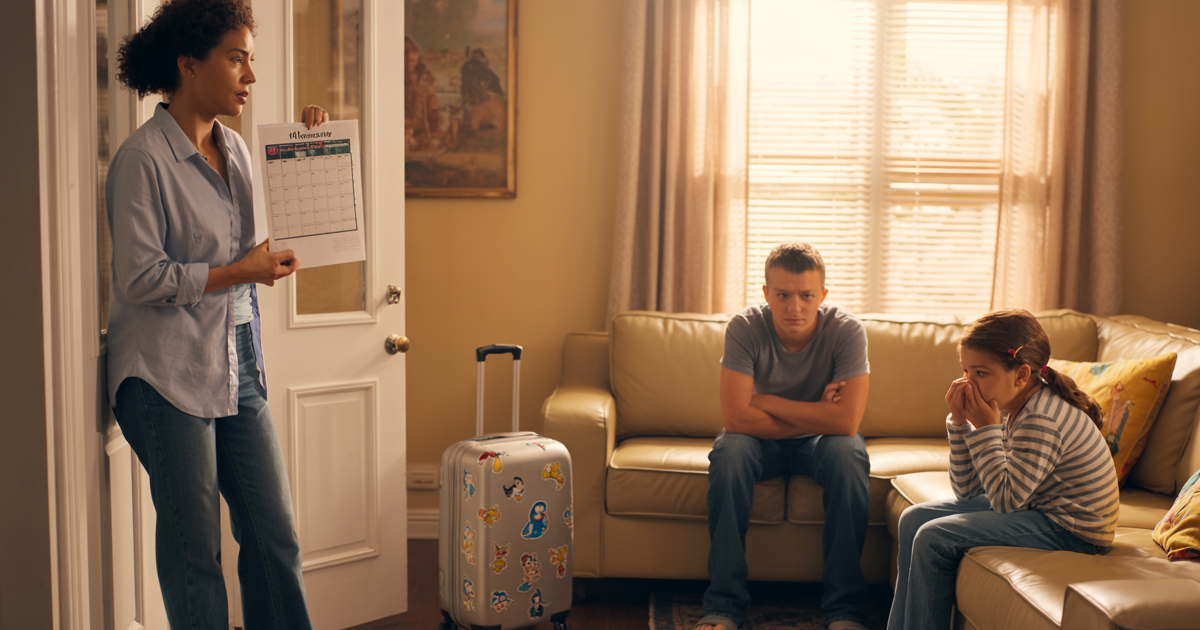 Mother Refuses To Swap Custody Week, Blocks Ex From Taking Kids To Disneyland And Turns Them Against Her Mother Refuses To Swap Custody Week, Blocks Ex From Taking Kids To Disneyland And Turns Them Against Her