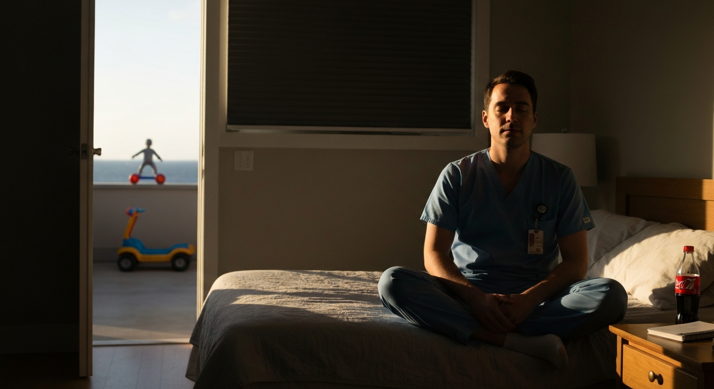 Tired Pediatric Hospice Nurse Faces Domestic Conflict Over His Need for Daily Meditation Tired Pediatric Hospice Nurse Faces Domestic Conflict Over His Need for Daily Meditation