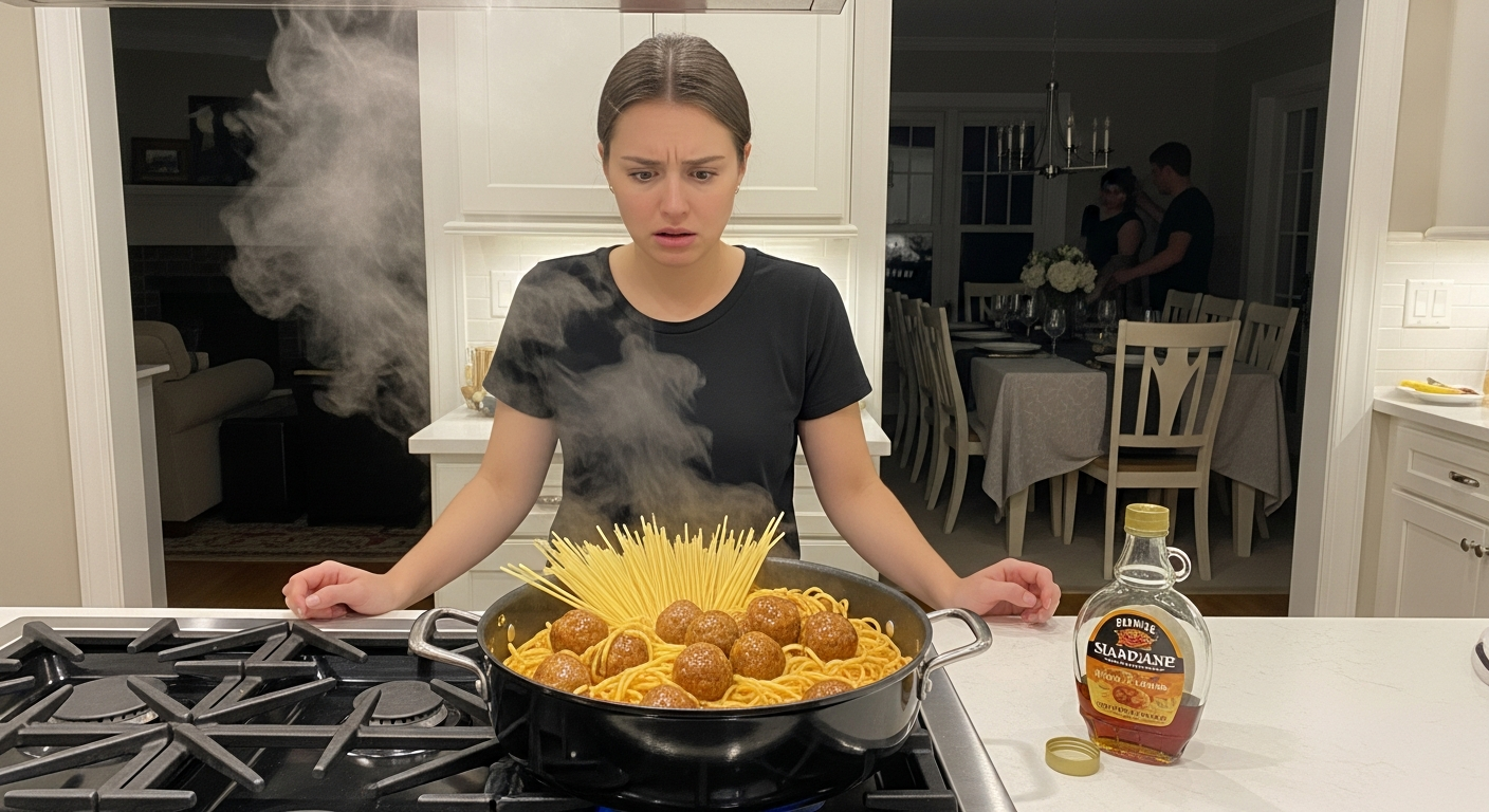Host Forced to Start Over When Sister Ruined Spaghetti with “Pancake Logic”