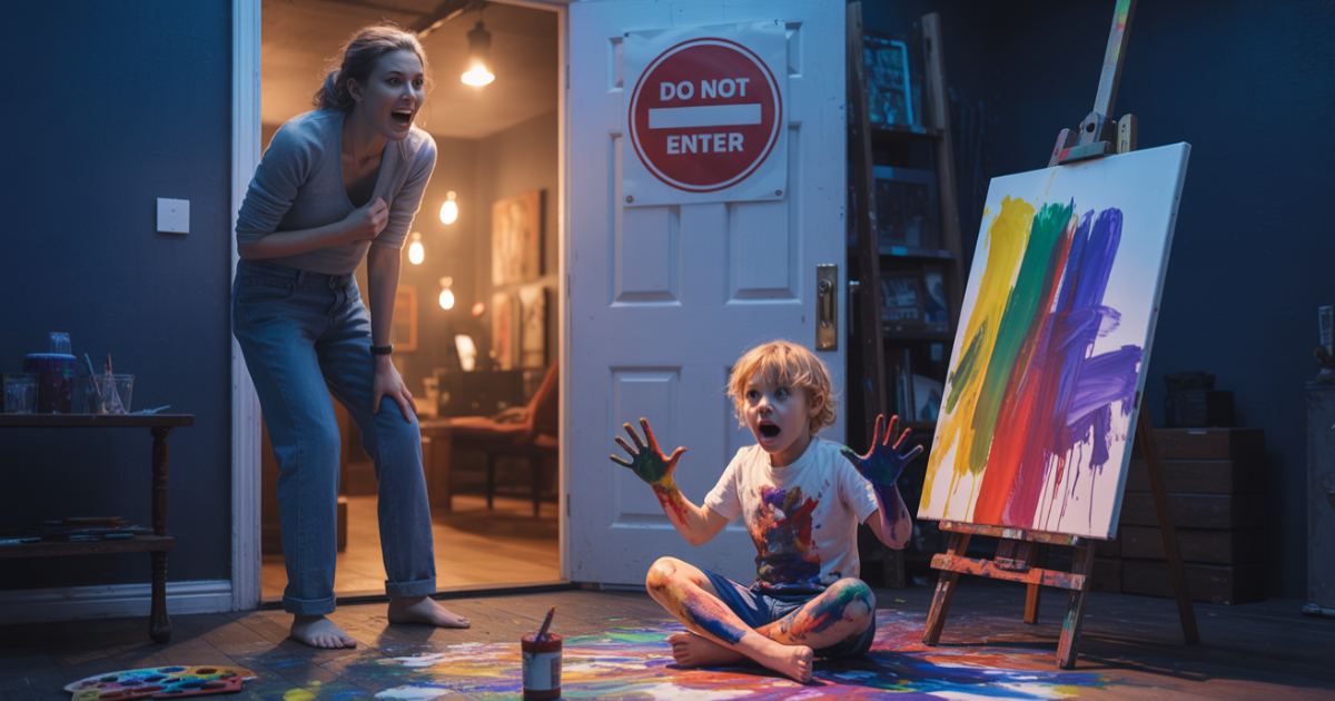 Woman Charges Sister £2500 For Destroyed Artwork After Her Son Ignores ‘Do Not Enter’ Sign