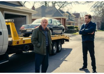 Neighbor Ignores Repeated Requests and Loses His Car to a Tow Truck Neighbor Ignores Repeated Requests and Loses His Car to a Tow Truck