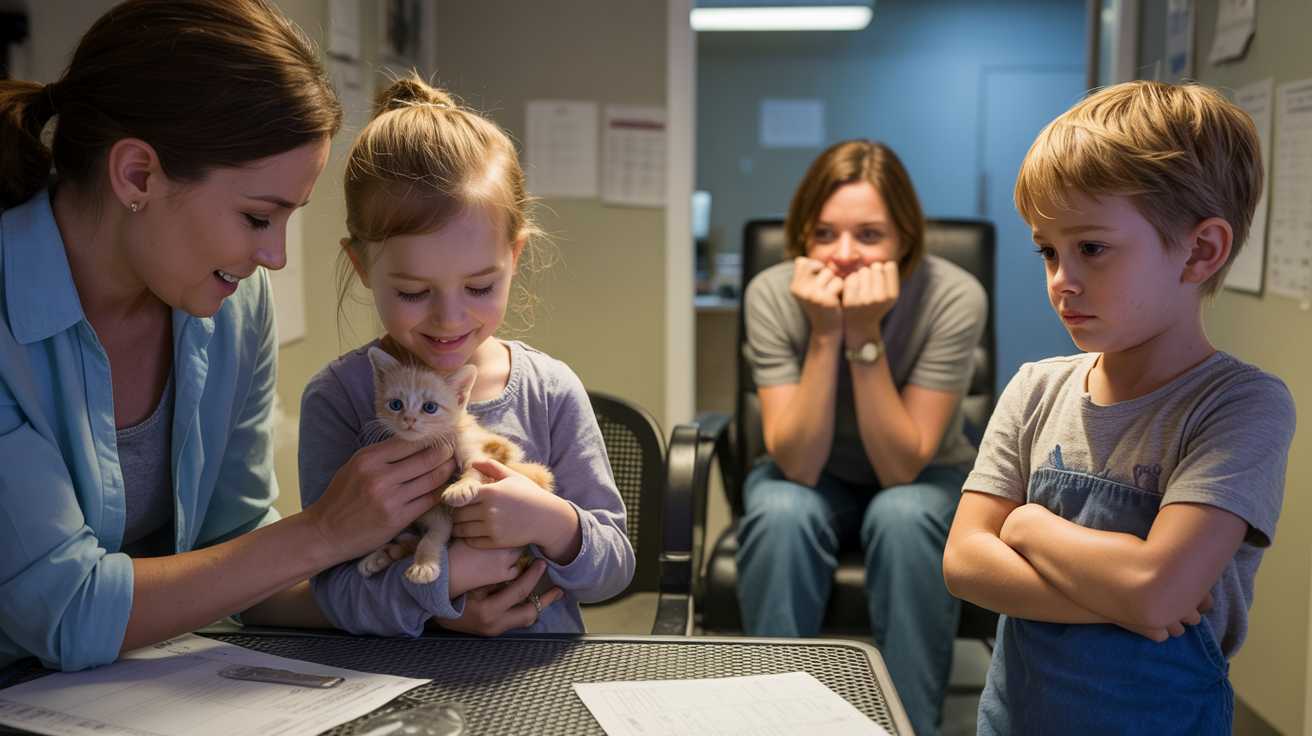 Snarky 10 Year Old Loses Kitten Privileges After One Eye Roll