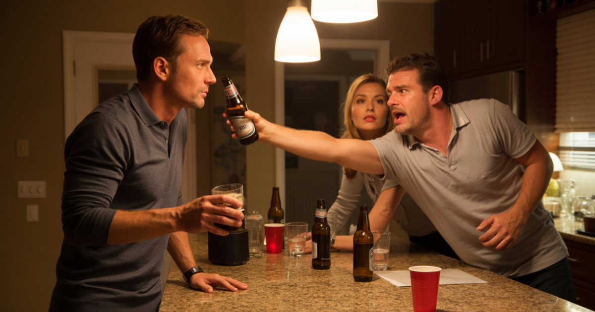 Man Calls Out Party Friend After He Drags His Wife Into Drinking “Jokes” Man Calls Out Party Friend After He Drags His Wife Into Drinking “Jokes”