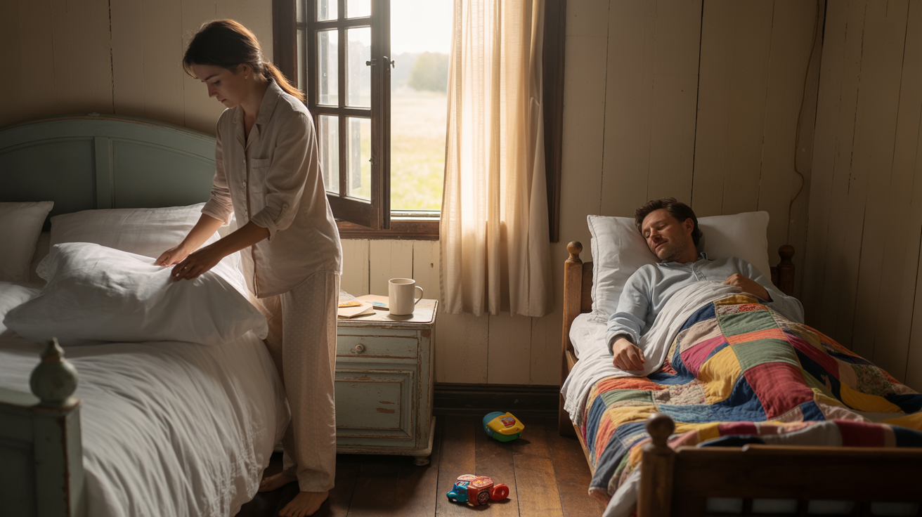 Mom Asks Her Husband to Sleep in the Toddler’s Bed and It Turns Into a Big Fight