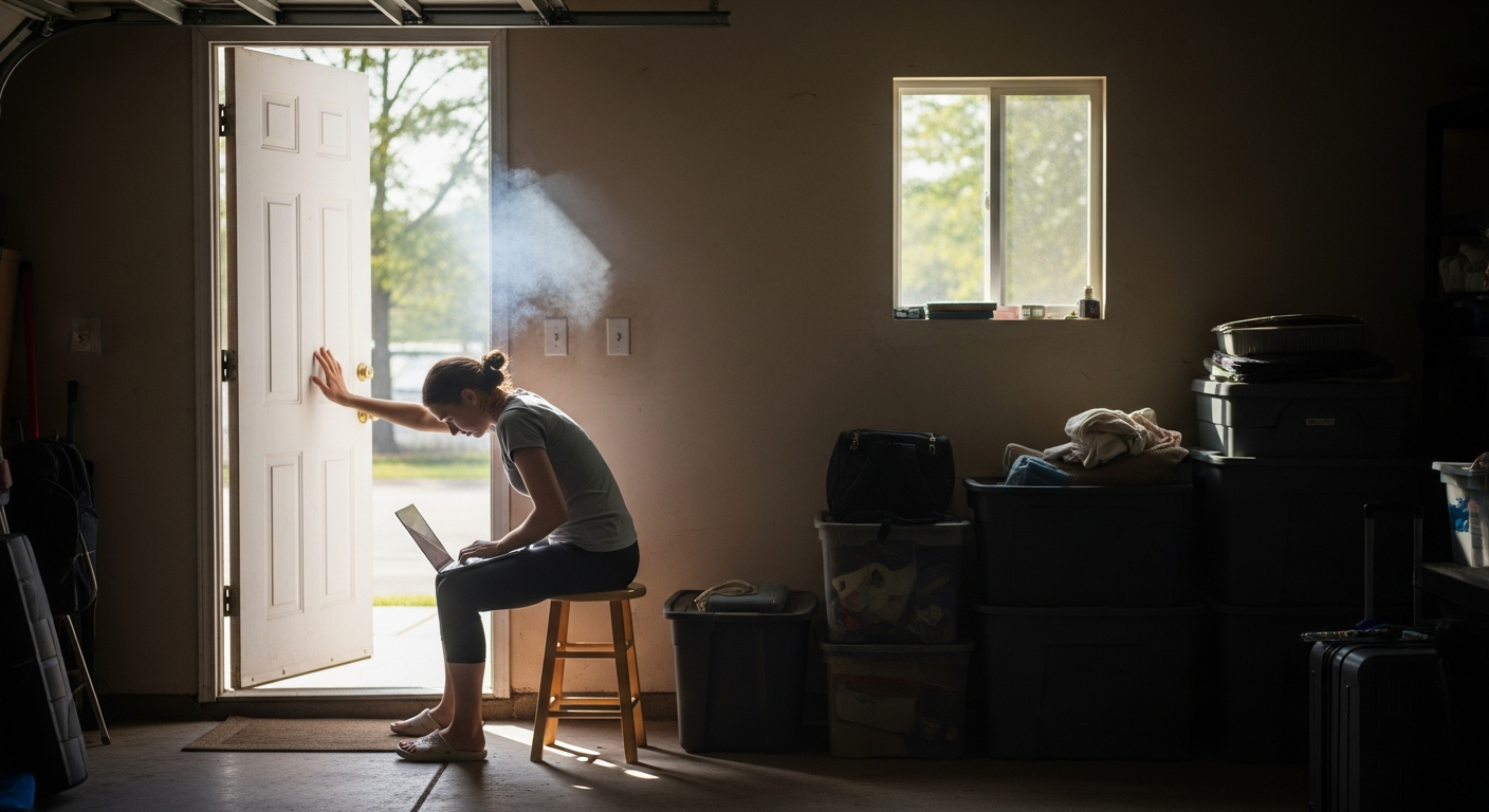 19-Year-Old Kicked Out of Parents' House for Smoking in the Garage Near Her Pregnant Sister